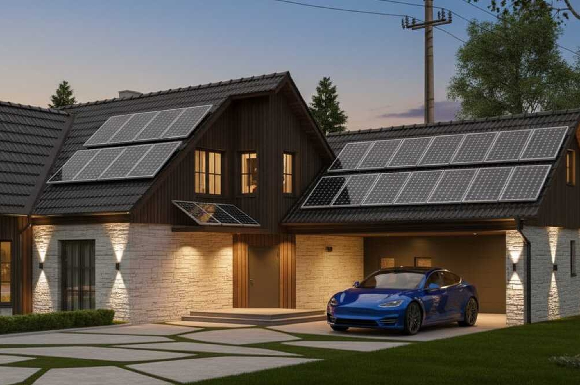 Cargar coche eléctrico con placas solares en España: tipos de cargadores compatibles